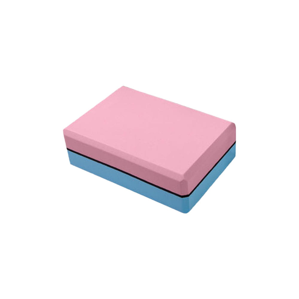 PREMIUM TWO-TONE FOAM YOGA BLOCK FOR STABILITY & SUPPORT