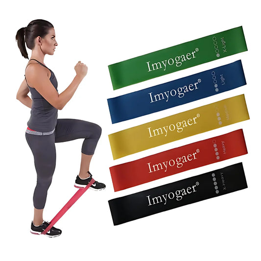 Eco Latex Resistance Band For Yoga And Strength - One set - Yoga Resistance Band