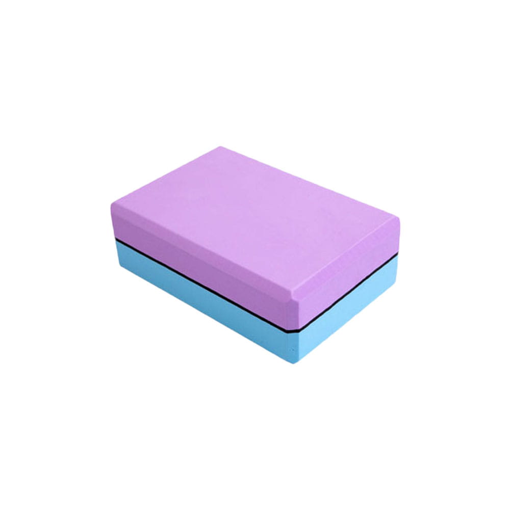 PREMIUM TWO-TONE FOAM YOGA BLOCK FOR STABILITY & SUPPORT