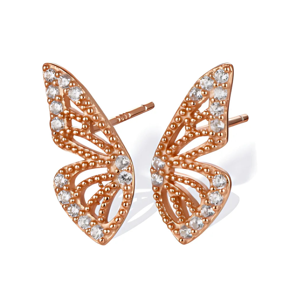 ELEGANT CRYSTAL BOHO BUTTERFLY EARRINGS FOR WOMEN - earrings