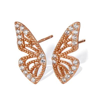 ELEGANT CRYSTAL BOHO BUTTERFLY EARRINGS FOR WOMEN - earrings