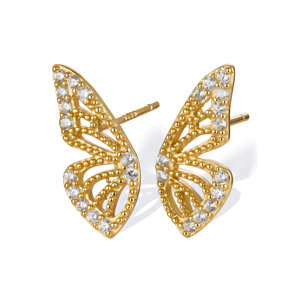 ELEGANT CRYSTAL BOHO BUTTERFLY EARRINGS FOR WOMEN - earrings