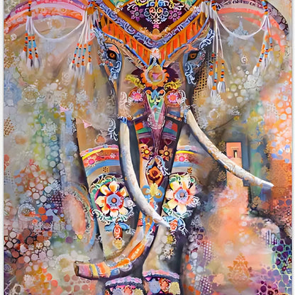 ELEPHANT MANDALA BOHO TAPESTRY WALL HANGING FOR YOGA - 01