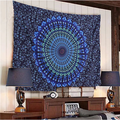 ELEPHANT MANDALA BOHO TAPESTRY WALL HANGING FOR YOGA - 12