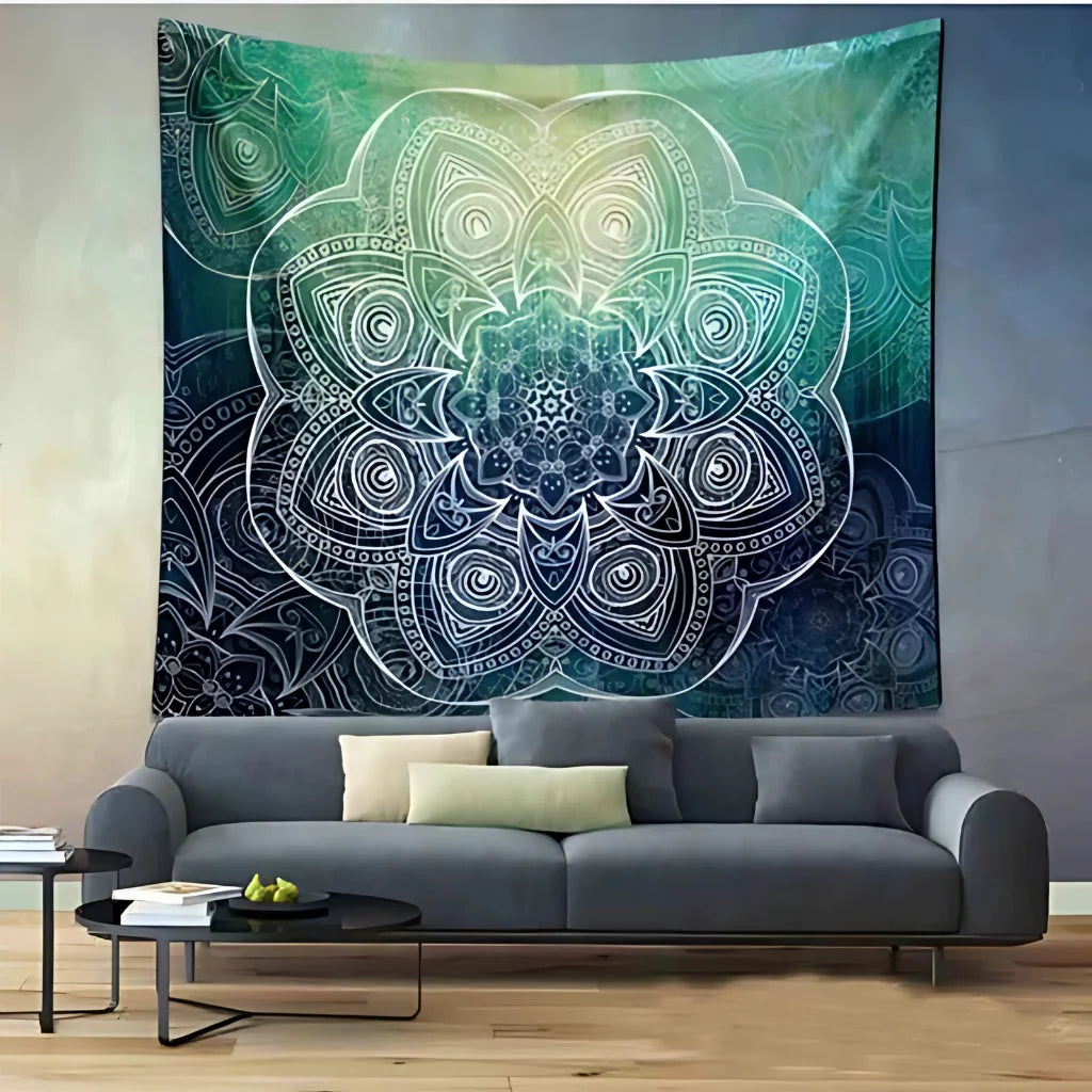 ELEPHANT MANDALA BOHO TAPESTRY WALL HANGING FOR YOGA - 13