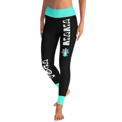 ELEVATE YOUR PRACTICE WITH YOGA MAMA FEMALE YOGA PANTS - Yoga Leggings - AOP