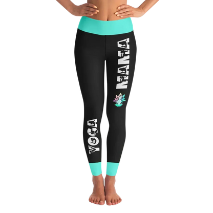 ELEVATE YOUR PRACTICE WITH YOGA MAMA FEMALE YOGA PANTS - XS - Yoga Leggings - AOP