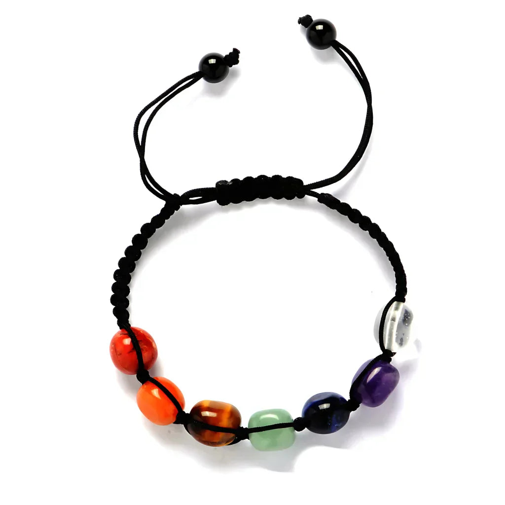 EMPOWER SPIRIT BOHO YOGA ENERGY STONE BRACELET - Picture