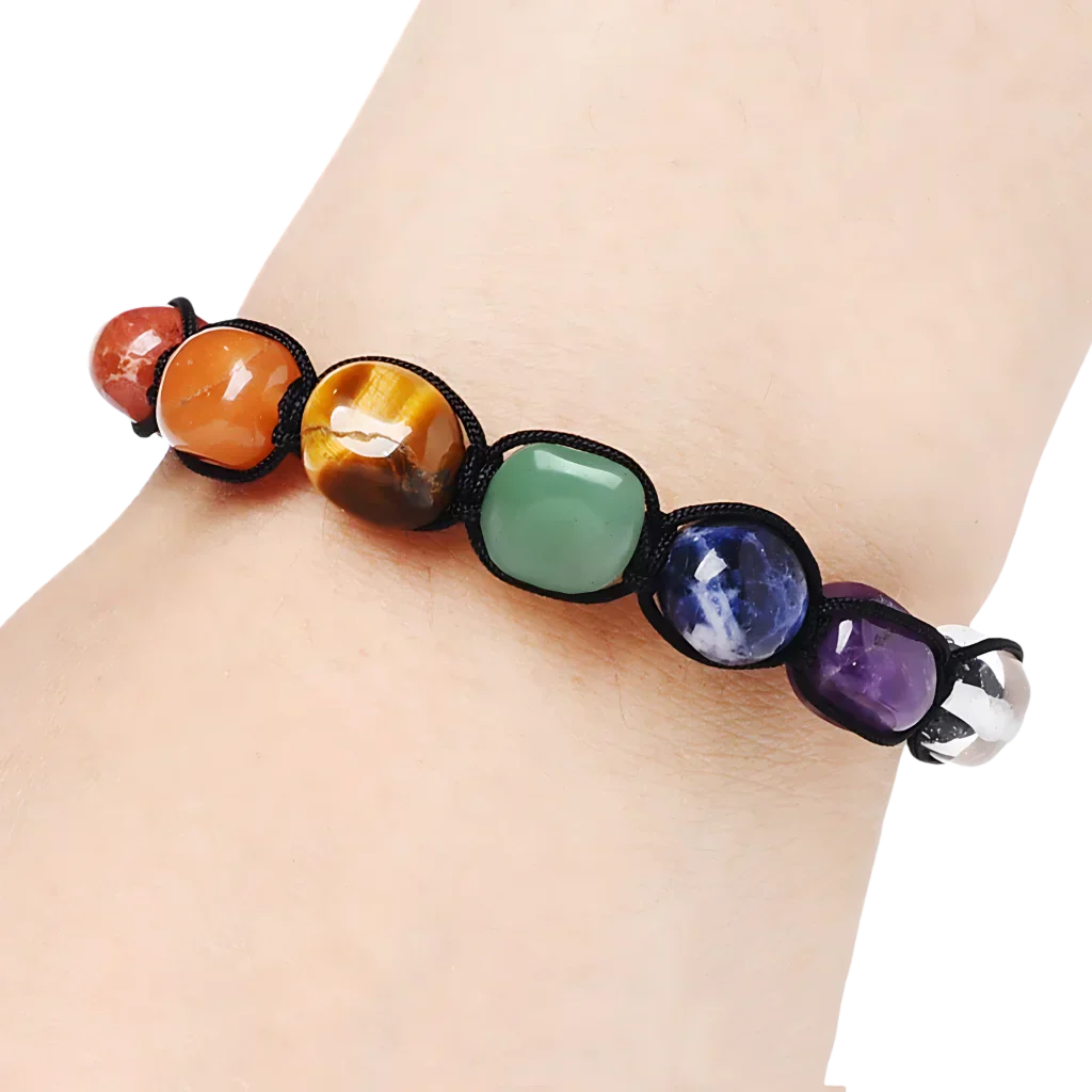 EMPOWER SPIRIT BOHO YOGA ENERGY STONE BRACELET - Picture