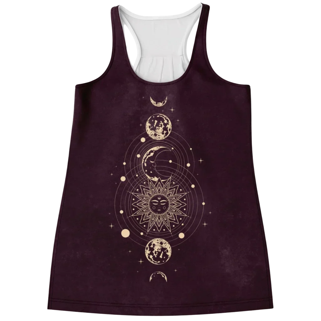 EMPOWER YOUR SPIRIT WITH MYSTICAL SUN AND MOON YOGA TANK