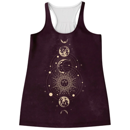 EMPOWER YOUR SPIRIT WITH MYSTICAL SUN AND MOON YOGA TANK