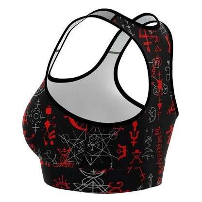 AWAKEN MYSTICAL ENERGY WITH ESOTERIC OCCULT SPORTS BRA!