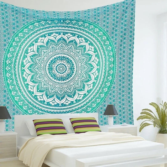 EXQUISITE INDIAN MANDALA BOHO WALL TAPESTRY - Style