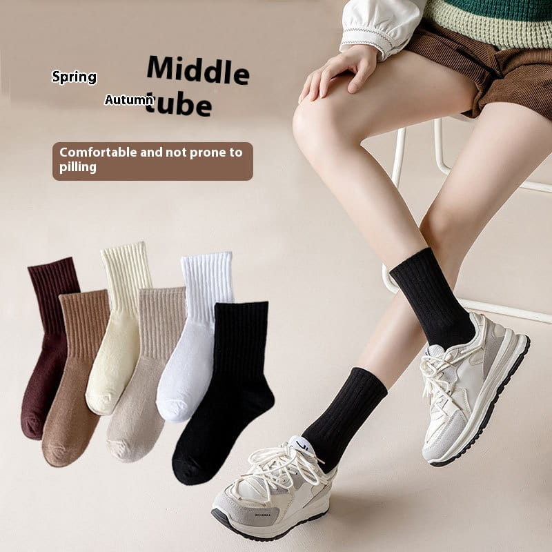 MID-CALF NON SLIP YOGA SOCKS FOR WOMEN