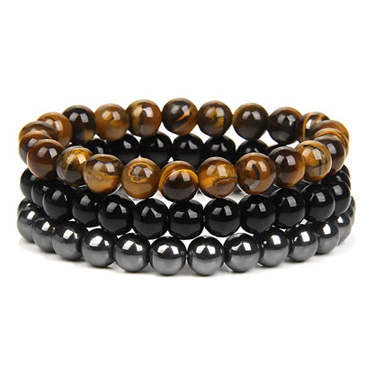 FASHION YOGA BEAD BRACELETS STACKABLE SET FOR WOMEN - B - Bracelet