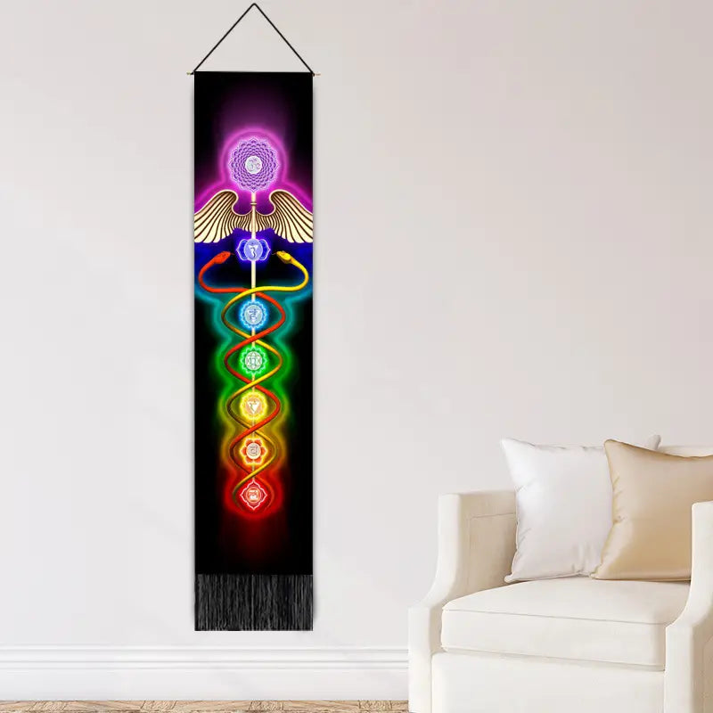 TRANQUIL MEDITATION WALL TAPESTRY FOR YOGA & ZEN SPACES