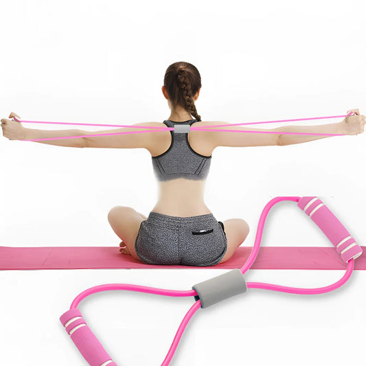 Figure 8 Resistance Band For Posture And Strength - Yoga Resistance Band