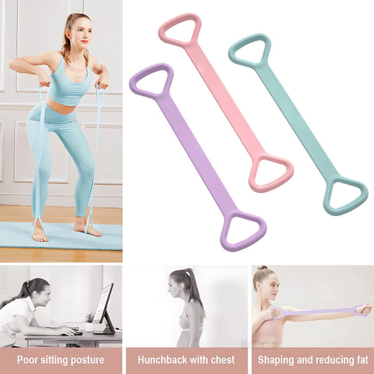 Figure 8 Resistance Band For Strength Training - Yoga Resistance Band