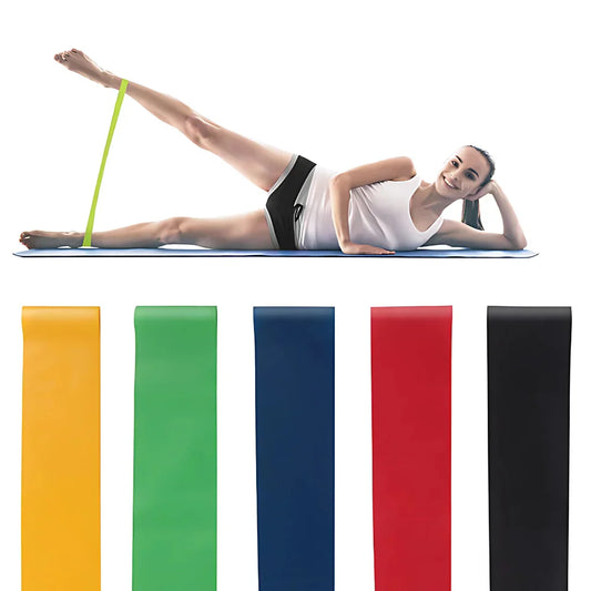 Five Level Resistance Band Set For All Fitness Levels - Yoga Resistance Band