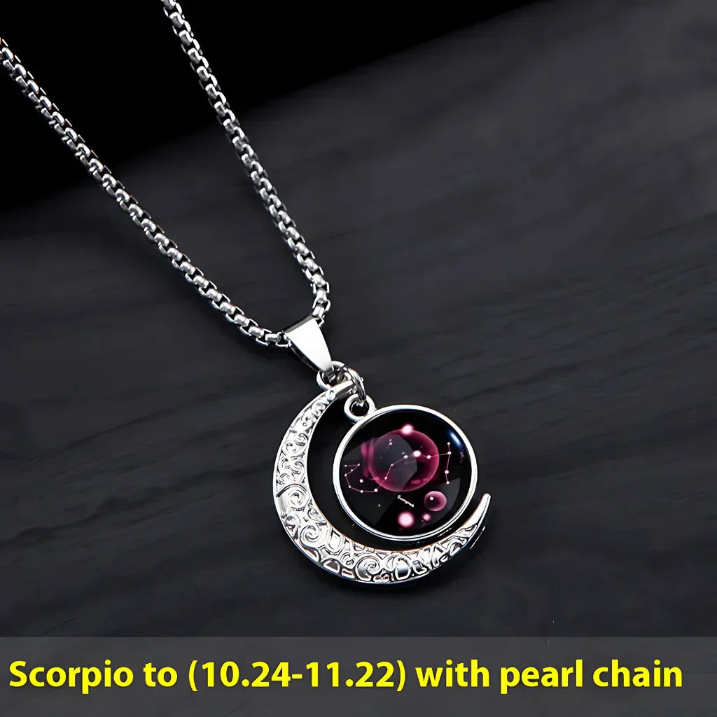 GLOWING ZODIAC NECKLACE WITH PENDANT FOR MEN & WOMEN - Sagittarius - Necklace