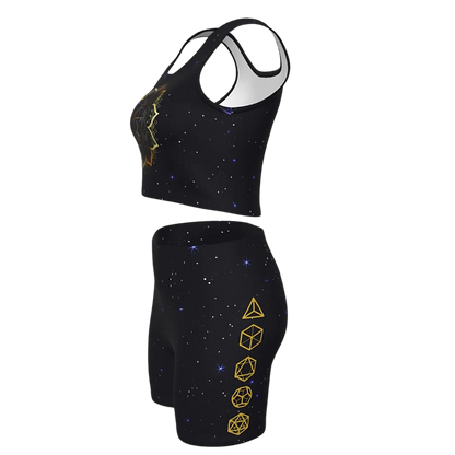 GOLDEN MANDALA YOGA OUTFIT SET FOR WOMEN - yoga outfit set