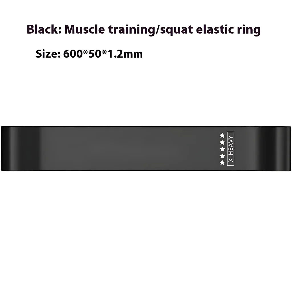 Gradient Strength Bands For Yoga And Full-Body Flow - Black 600x50x1.2mm