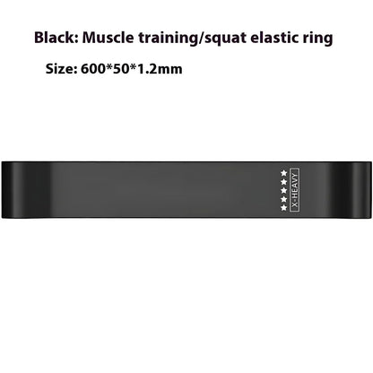 Gradient Strength Bands For Yoga And Full-Body Flow - Black 600x50x1.2mm