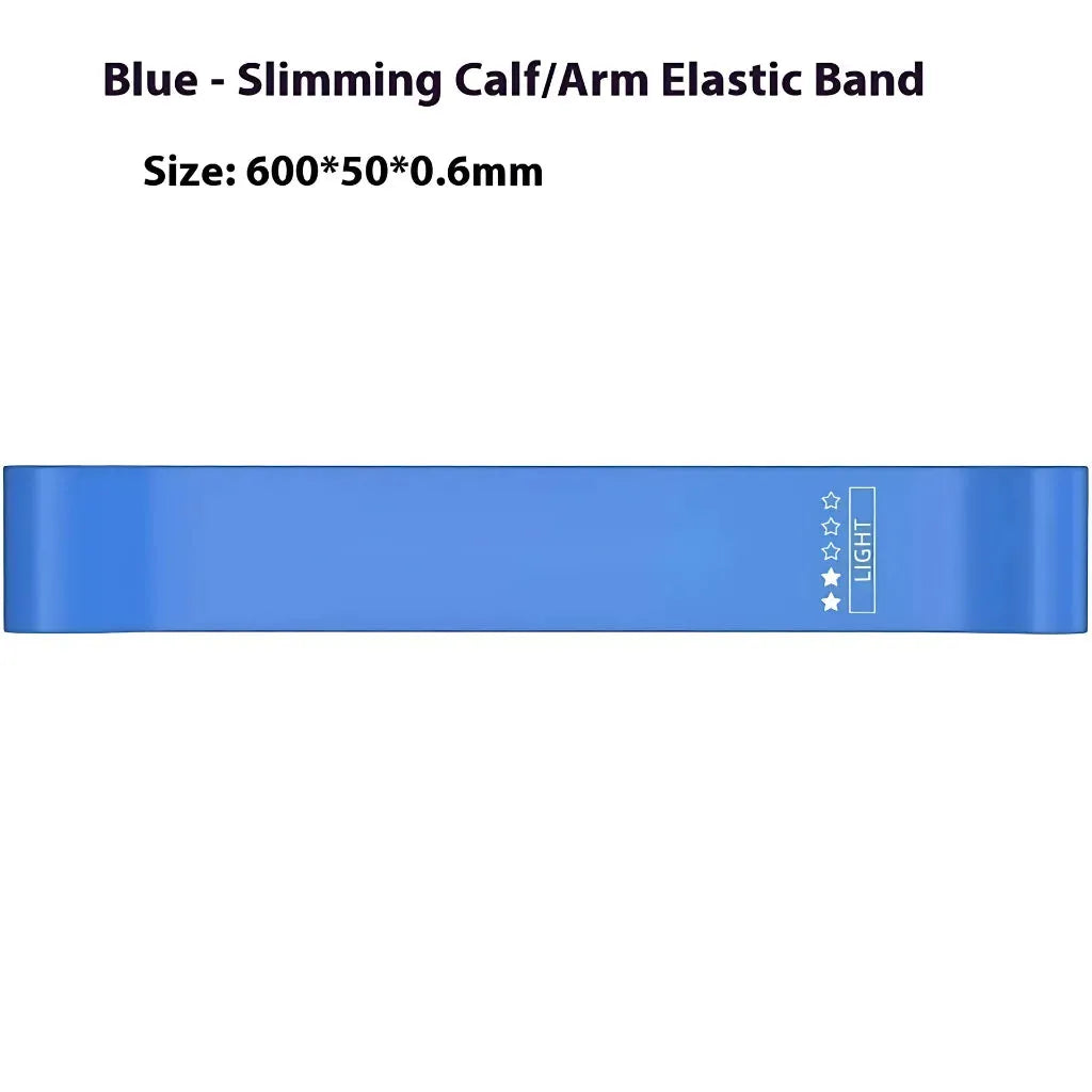 Gradient Strength Bands For Yoga And Full-Body Flow - Blue 600x50x0.6mm