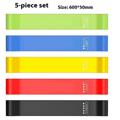 Gradient Strength Bands For Yoga And Full-Body Flow - Color 5PCs 600x50mm