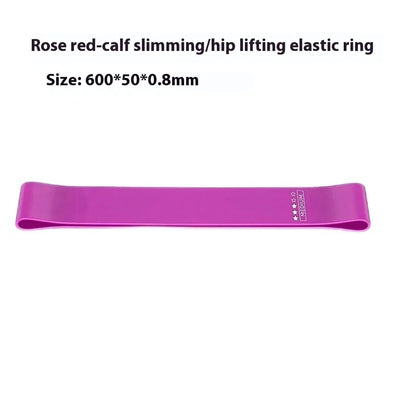 Gradient Strength Bands For Yoga And Full-Body Flow - Rose Red 600x50x0.8mm