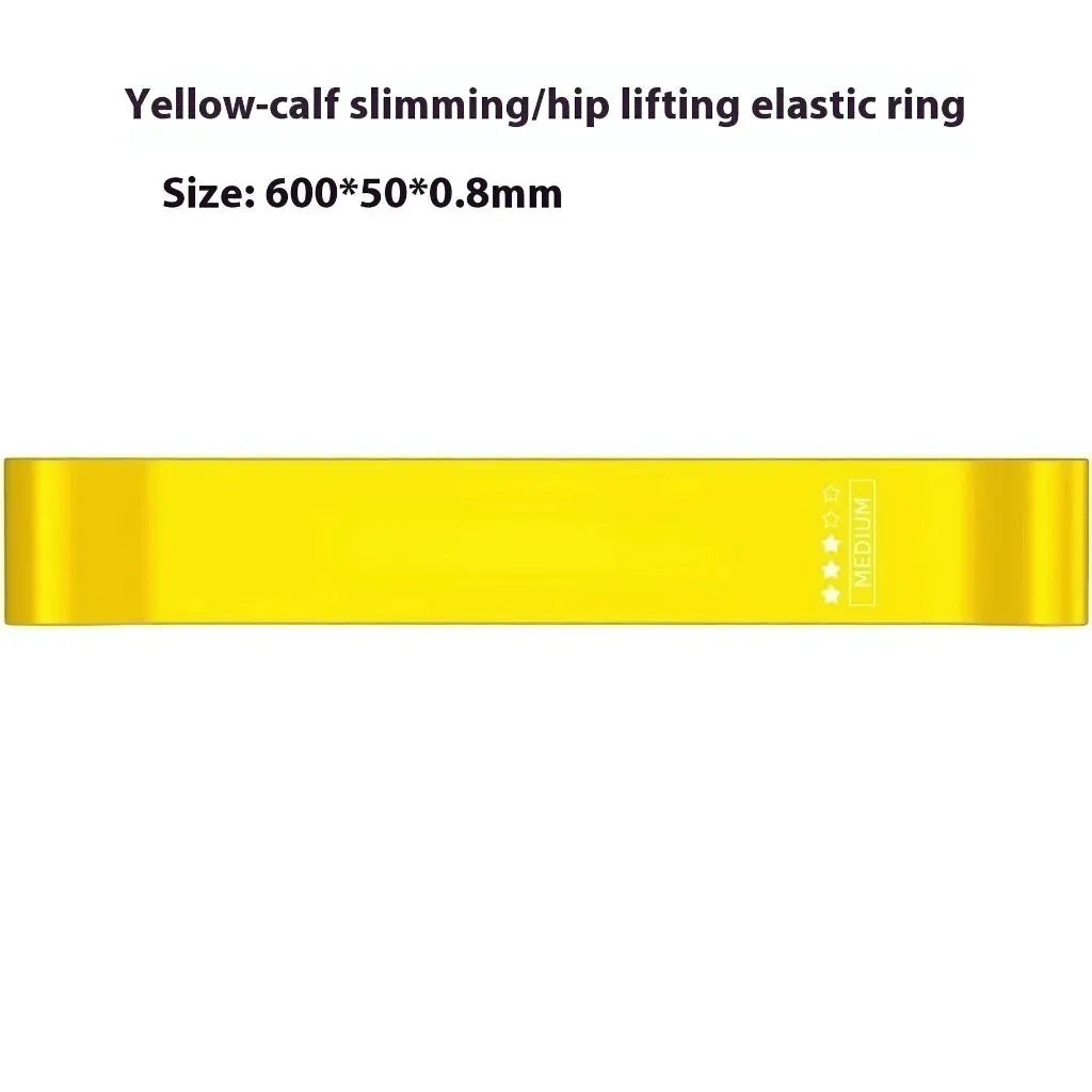 Gradient Strength Bands For Yoga And Full-Body Flow - Yellow 600x50x0.8mm