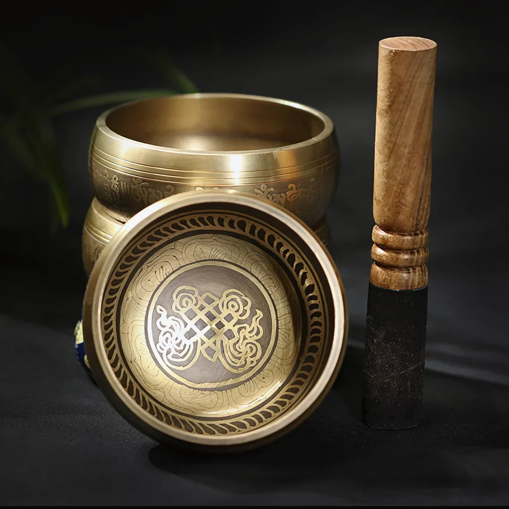 HANDMADE BUDDHIST SINGING BOWL FOR SOUND HEALING - sound bowl