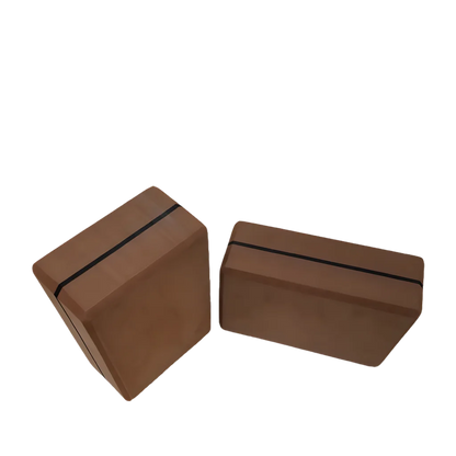 HIGH-DENSITY EVA CORK YOGA BLOCK - Coffee - yoga block