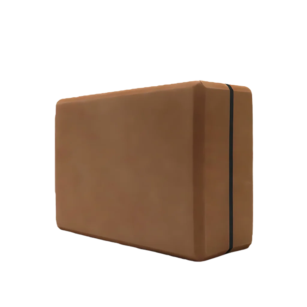 HIGH-DENSITY EVA CORK YOGA BLOCK - Coffee - yoga block