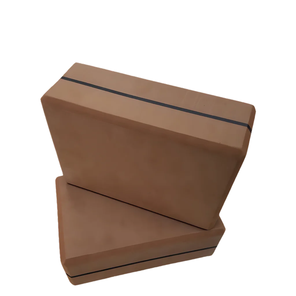 HIGH-DENSITY EVA CORK YOGA BLOCK - Coffee - yoga block