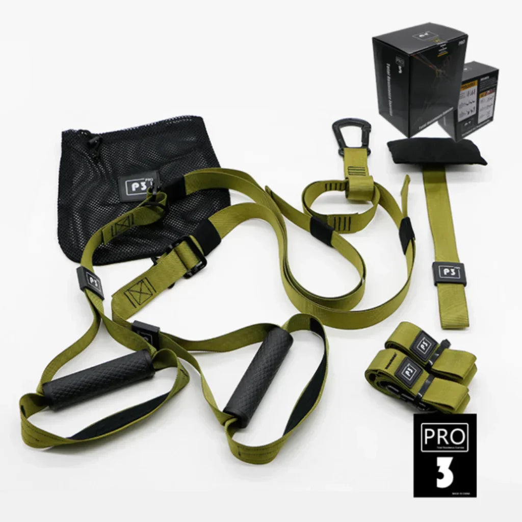 HIGH-STRENGTH STRETCH STRAP FOR YOGA & FLEXIBILITY - Army Green / No box - Yoga Stretch Strap