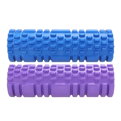 HOLLOW YOGA FOAM ROLLER FOR STRETCHING & MUSCLE RELIEF - yoga roller