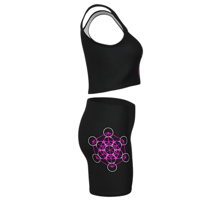 INTRICATE HAMSA HAND YOGA OUTFIT SET - yoga outfit set