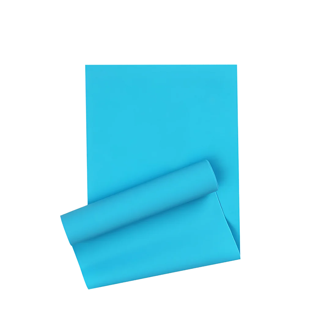 Long Yoga Resistance Band For Flexibility And Strength - Sky Blue / 2000x150x0.45mm - Yoga Resistance Band
