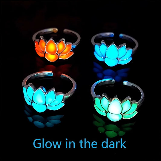 Luminous Lotus Cool Rings For Yoga And Beyond