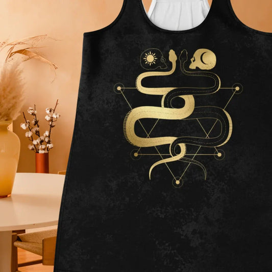 LUNAR TAROT RACERBACK YOGA TANK TOP FOR WOMEN - Flowy