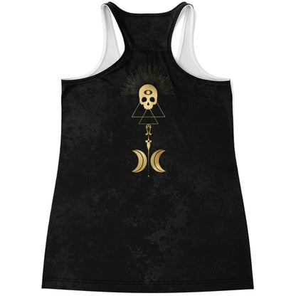 LUNAR TAROT RACERBACK YOGA TANK TOP FOR WOMEN - Flowy