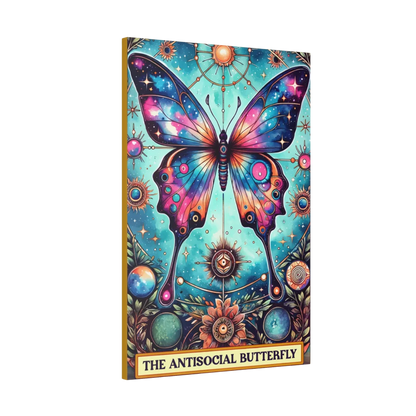 MAGIC CELESTIAL BUTTERFLY TAROT CANVAS PRINT - Canvas wall