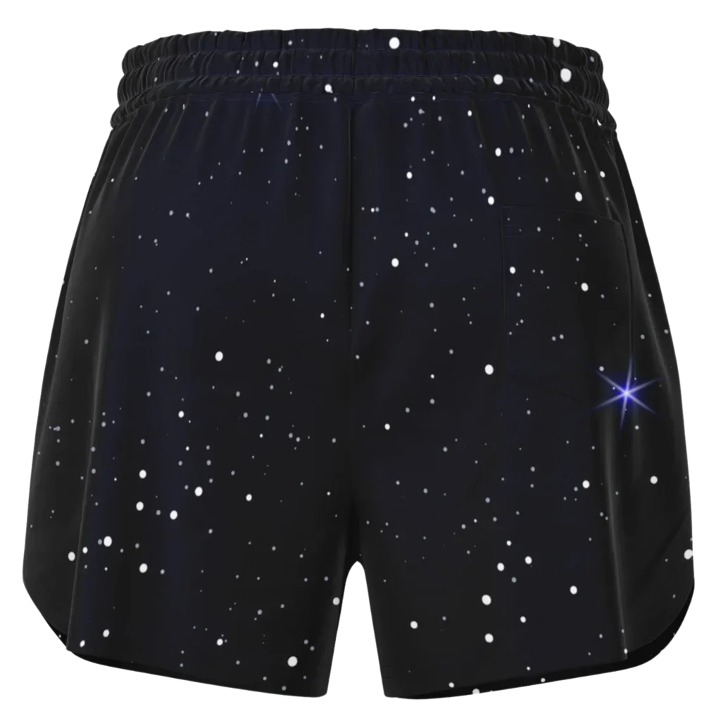 METATRON’S CUBE SACRED GEOMETRY LOOSE YOGA SHORTS