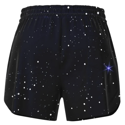 METATRON’S CUBE SACRED GEOMETRY LOOSE YOGA SHORTS