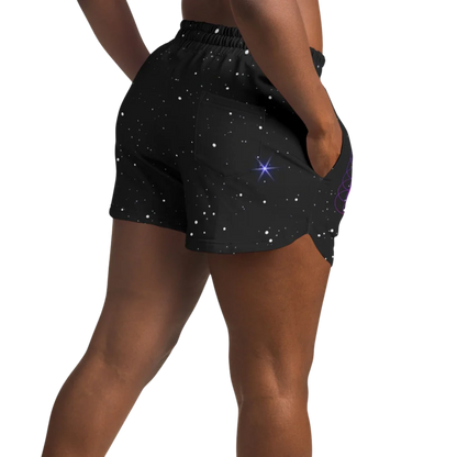 METATRON’S CUBE SACRED GEOMETRY YOGA SHORTS FOR WOMEN!