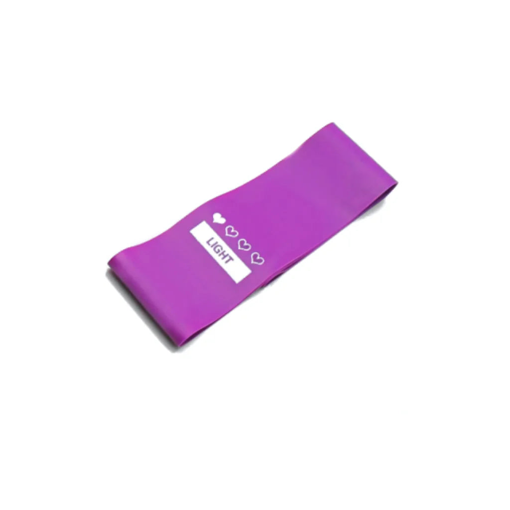 Mini Resistance Band Set For Women And Beginners - Purple - Yoga Resistance Band