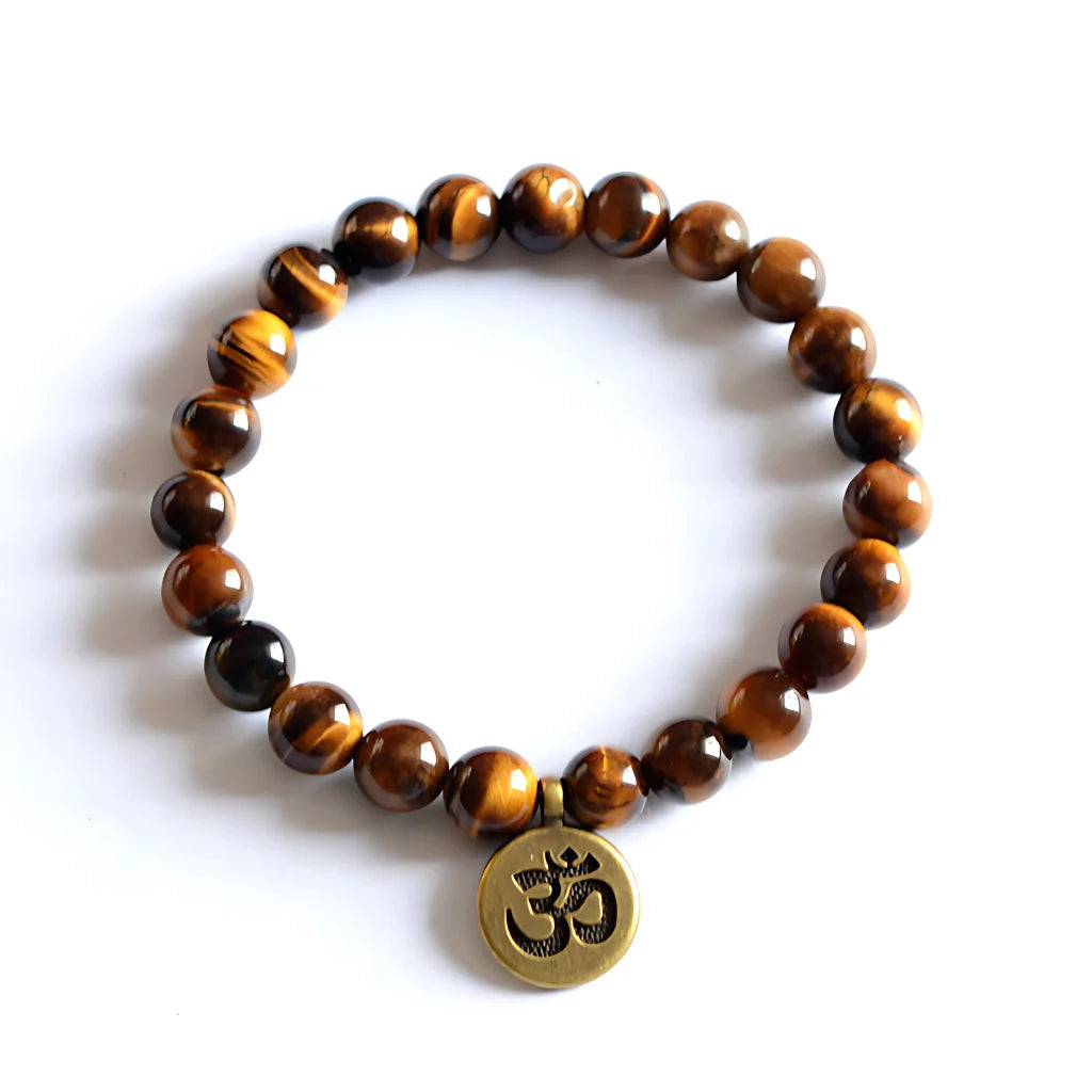 MINIMALIST AGATE BEAD BRACELET FOR SPIRITUAL ENERGY - 3D - Bracelet