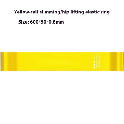 Multicolor Resistance Band Set For Full Body - Yellow 600x50x0.8mm - Yoga Resistance Band