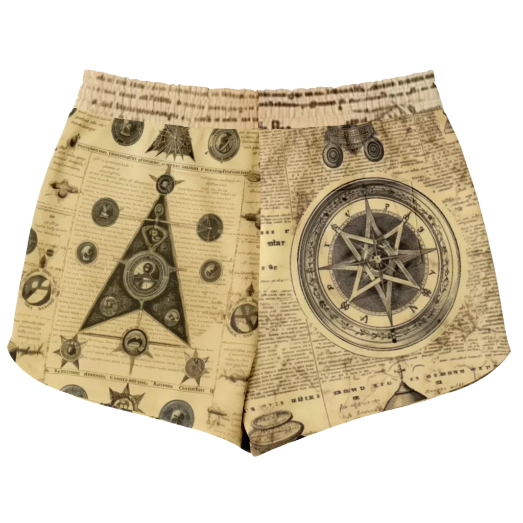 Mystic Gothic Loose Yoga Shorts With Pockets For Women - Yoga Loose Shorts - AOP
